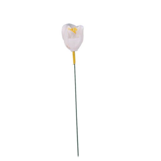 Picture of PLASTIC MINI XMAS ROSE X 100 WHITE