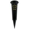 Picture of GRAVE VASE SPIKE BLACK IN LOVING MEMORY OF A DEAR SON