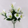 Picture of 34cm CALLA LILY BUSH WITH GYP CREAM