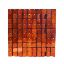 Picture of SEQUIN WALL PANEL 30cm X 30cm SQUARE SEQUINS HOLOGRAPHIC ORANGE