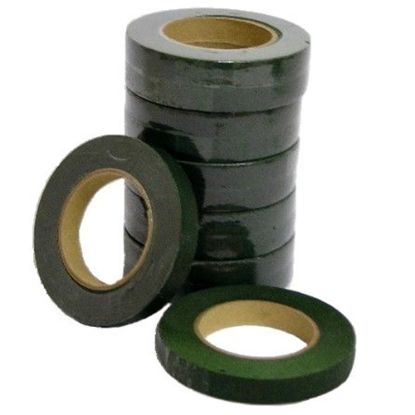 Picture of STEM TAPE DARK GREEN X 12 ROLLS (13mm x 27.5met)