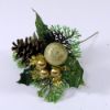 Picture of XMAS PICK WITH CONE BALL AND BERRY GOLD X 96pcs