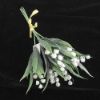 Picture of PLASTIC LILY OF THE VALLEY BUNDLE OF 6 WHITE