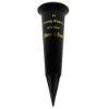 Picture of GRAVE VASE SPIKE BLACK IN LOVING MEMORY OF A DEAR MUM AND DAD