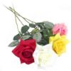 Picture of 55cm SINGLE OPEN ROSE WHITE