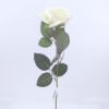 Picture of 55cm SINGLE OPEN ROSE WHITE