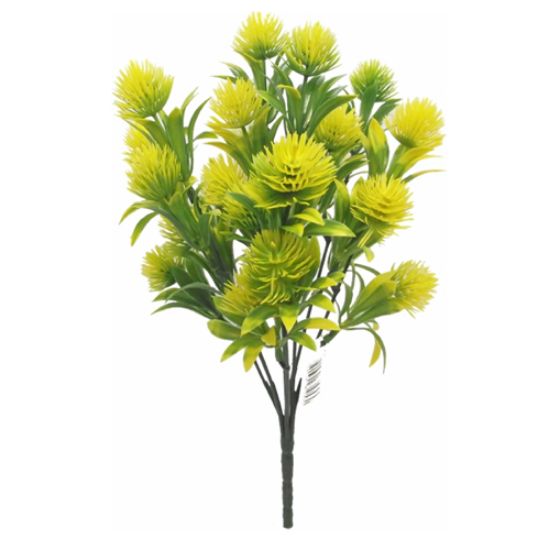 Picture of 32cm PLASTIC FILLER BUSH YELLOW/GREEN