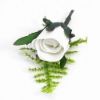 Picture of ROMANCE BRIDAL BUTTON HOLE CORSAGE WHITE