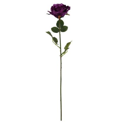 Picture of 68cm ELEGANCE ROSE STEM CAD PURPLE