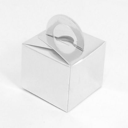 Picture of BALLOON BOX METALLIC SILVER X 10