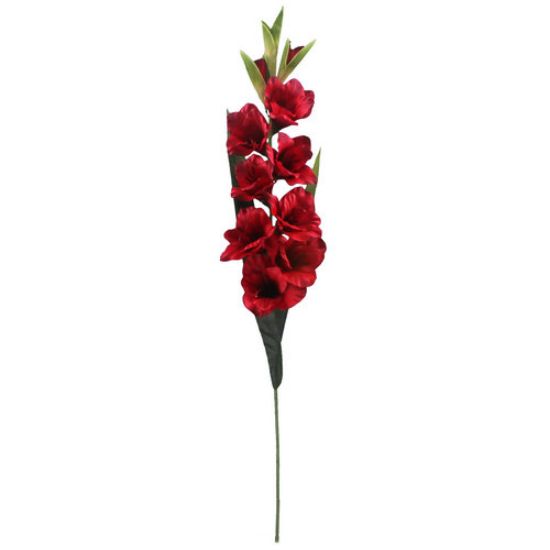 Picture of 96cm LARGE GLADIOLUS SPRAY RED