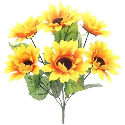 Picture of 47cm LARGE SUNFLOWER BUSH BRIGHT YELLOW