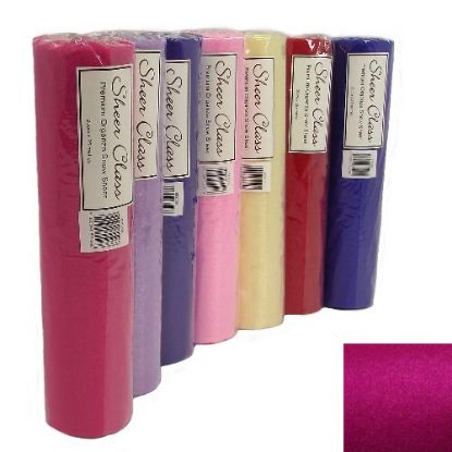 Picture of SHEER CLASS PREMIUM ORGANZA SNOW SHEER ROLL 29cm X 25met CERISE