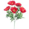 Picture of 28cm MINI POPPY BUSH RED