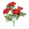 Picture of 28cm MINI POPPY BUSH RED