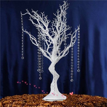 Picture of 75cm ARTIFICIAL MANZANITA TREE WHITE/IVORY