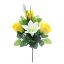 Picture of 30cm ROSEBUD AND LILY MIXED BUSH YELLOW/CREAM