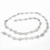 Picture of 100cm DIAMANTE HEART GARLAND SILVER/CLEAR