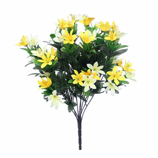 Picture of 40cm WILD LILY BUSH YELLOW/LEMON