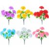 Picture of BALL MUM BUSH (8 HEADS) ASSORTED X 36pcs