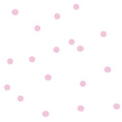 Picture of CELLOPHANE  ROLL 80cm X 100met RANDOM DOTS PINK