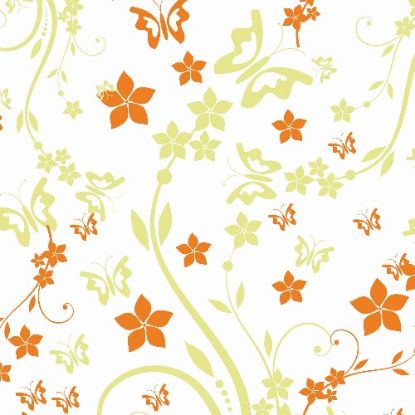 Picture of CELLOPHANE  ROLL 80cm X 100met SPRING PASTEL YELLOW/ORANGE