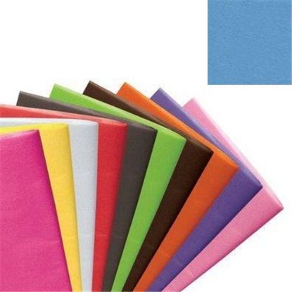 Picture of TISSUE PAPER 500 X 750mm (17gsm) X 240 SHEETS PACIFIC BLUE