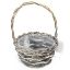Picture of ROUND STRONG WIRED PLANTING BASKET NATURAL (PLASTIC LINED)