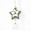 Picture of 30cm HANGING CHRISTMAS DECO WITH STAR NATURAL/WHITE