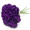 Picture of 27cm LARGE ROSE BUNDLE (BUNDLE OF 9) PURPLE