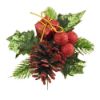 Picture of CHRISTMAS PICK WITH BALLS PARCEL AND CONE RED X 72pcs