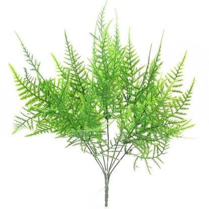 Picture of 38cm PLASTIC ASPARAGUS FERN BUSH GREEN