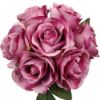 Picture of 31cm OPEN ROSE BUNDLE (BUNDLE OF 7) MAUVE