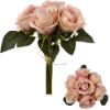 Picture of 31cm OPEN ROSE BUNDLE (BUNDLE OF 7) APRICOT