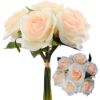 Picture of 25cm LARGE OPEN ROSE BUNDLE (BUNDLE OF 7) PEACH