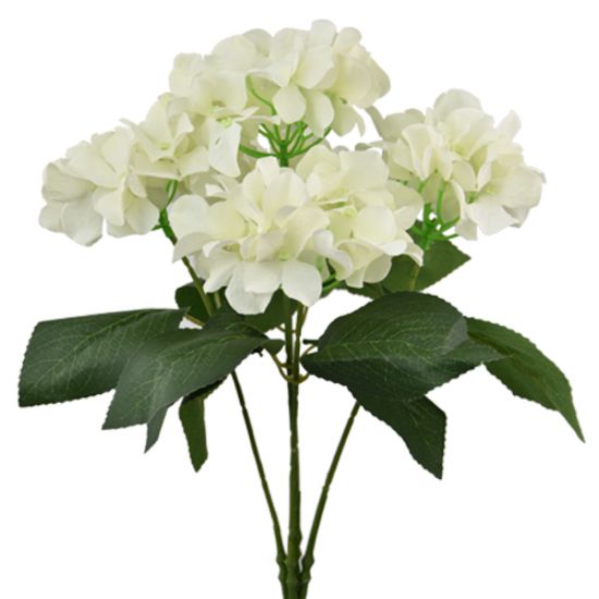 Picture of 49cm LARGE HYDRANGEA BUSH IVORY