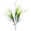 Picture of 37cm PLASTIC BLUEBELL BUSH WHITE