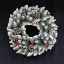 Picture of 60cm LARGE SPRUCE FROSTED WREATH WITH CONES AND BERRIES