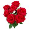 Picture of OPEN ROSE BUSH WITH GYP RED