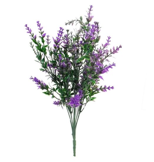 Picture of 33cm PLASTIC ASTILBE BUSH GREEN/PURPLE