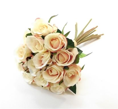 Picture of 24cm ROSEBUD BUNDLE (15 HEADS) PEACH