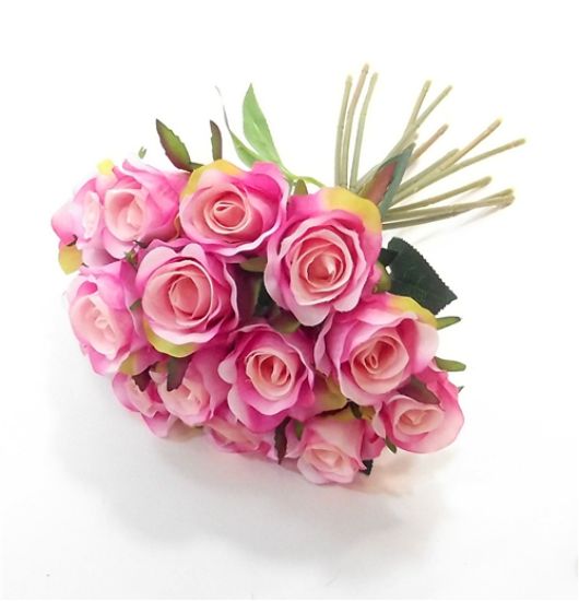 Picture of 24cm ROSEBUD BUNDLE (15 HEADS) PINK