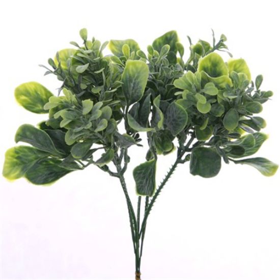 Picture of 22cm PLASTIC LEAFY PICK GREEN X 6pcs