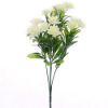 Picture of 34cm PLASTIC MINI DAHLIA BUSH ASSORTED X 48pcs