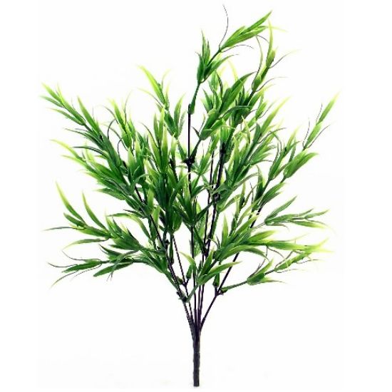 Picture of 38cm PLASTIC GRASS BUSH GREEN