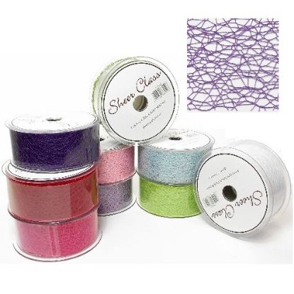 Picture of DECO WEB RIBBON 38mm X 20met PURPLE