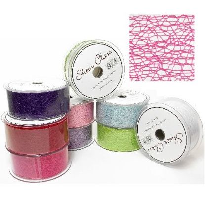 Picture of DECO WEB RIBBON 38mm X 20met FUCHSIA