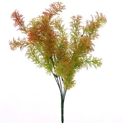 Picture of 33cm PLASTIC CONIFER BUSH GREEN/BROWN