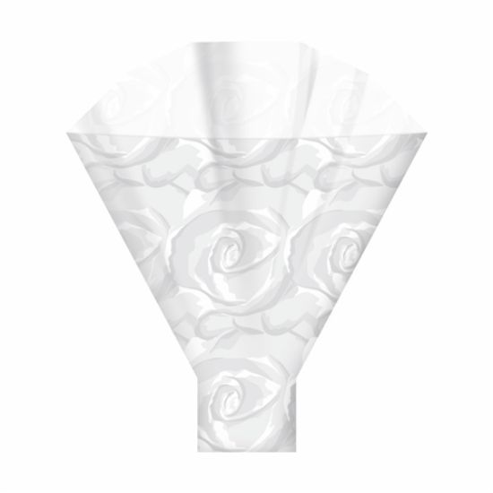 Picture of ROSES FLOWER SLEEVES 50x44x12cm WHITE X 50pcs