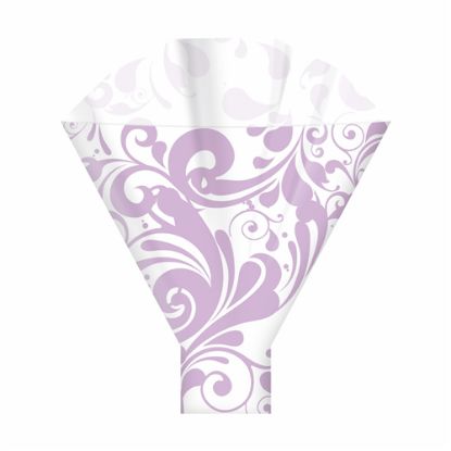 Picture of SWISH FLOWER SLEEVES 50x44x12cm PURPLE X 50pcs